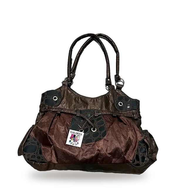Bolsa Marrom Acetinada